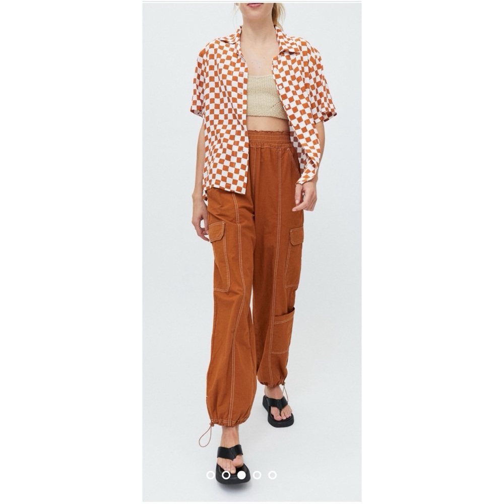 👯‍♀️Host Pick⚡️BDG Urban Outfitters Poplin Tie-Cuff Jogger Pants
